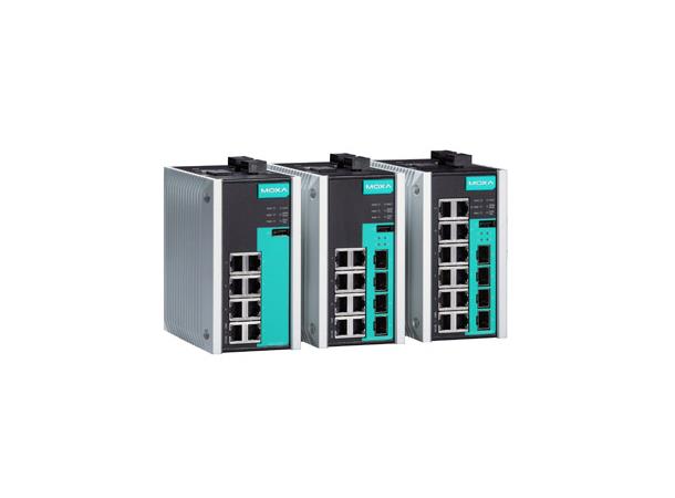 Moxa EDS-G512E-4GSFP-T, wide temp 8+4 port full Gigabit Ethernet switch 